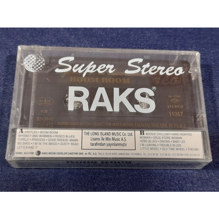 JOHN LEE HOKER BOOM BOOM MÜZİK KASET