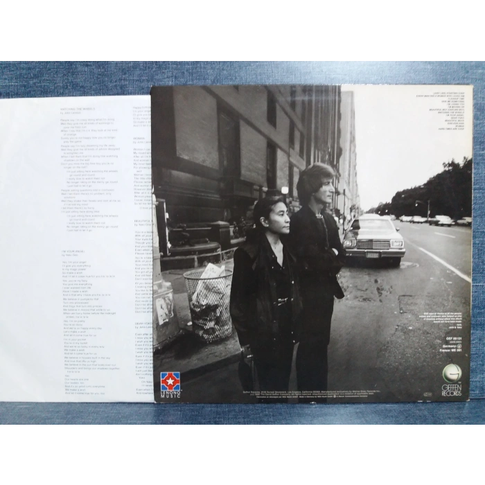 JOHN LENNON DOUBLE FANTASY YOKO ONO FILM MUSIC LP