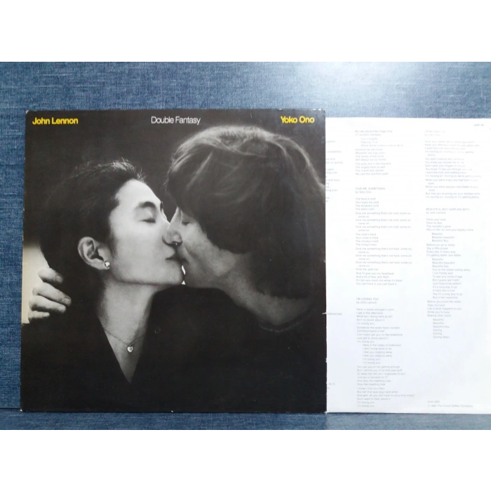 JOHN LENNON DOUBLE FANTASY YOKO ONO FILM MUSIC LP