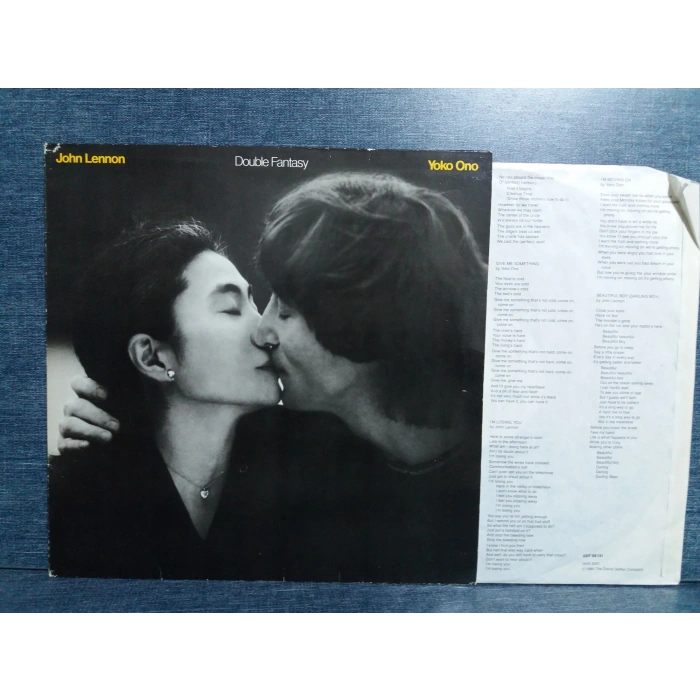 JOHN LENNON DOUBLE FANTASY YOKO ONO LP