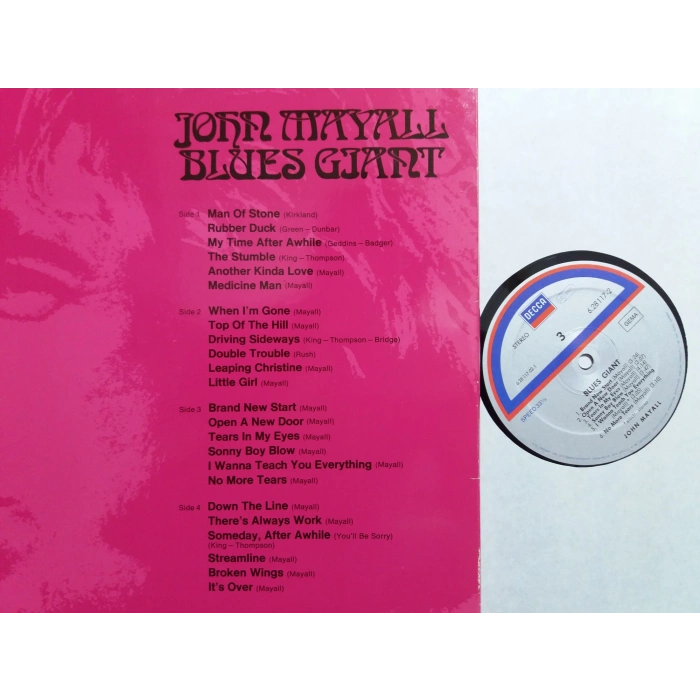 JOHN MAYALL BLUES GIANT MUSIC 2 LP