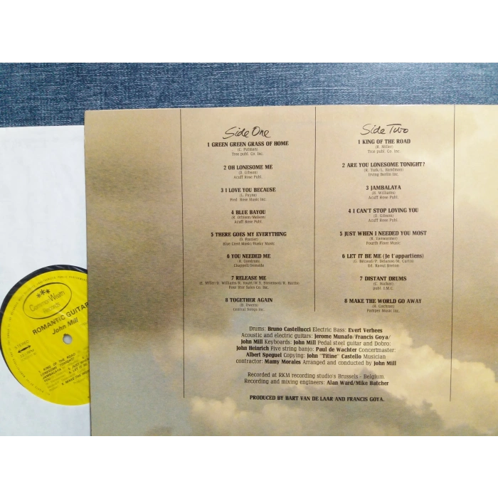 JOHN MILL ROMANTIC GUITAR MUSIC LP