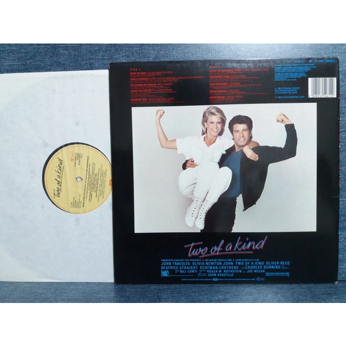 JOHN TRAVOLTA OLIVIA NEWTON TWO OF A KIND SOUNDTRACK LP