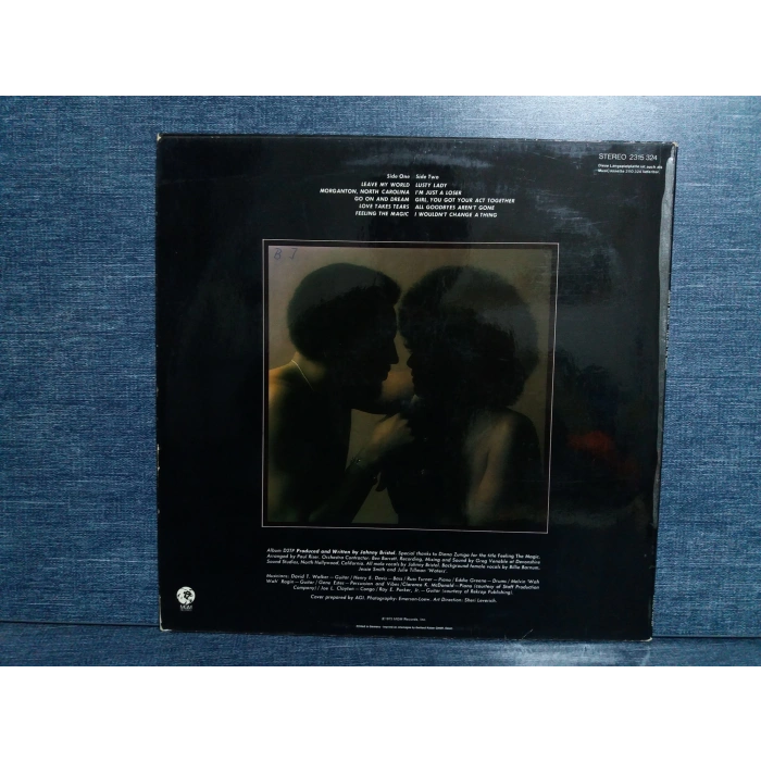 JOHNNY BRISTOL FEELING THE MAGIC MUSIC LP