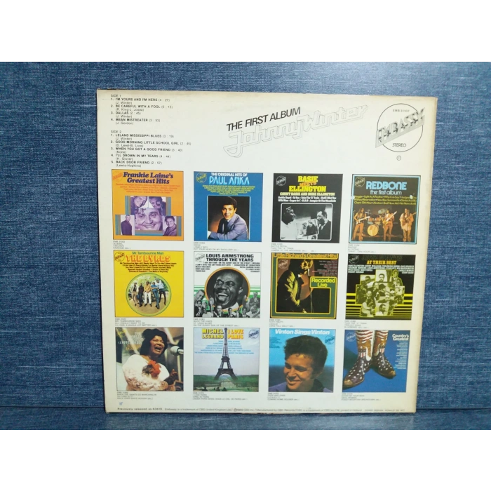 JOHNNY WINTER THE FIRST ALBUM MUSIC LP