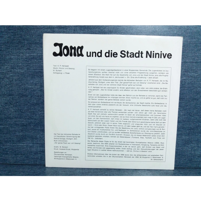 JONA STADT NINIVE LP 10