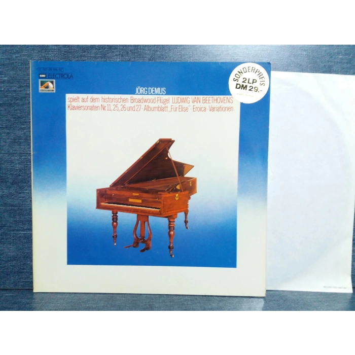 JÖRG DEMUS BEETHOVEN KLAVIER Nr.11-25-26-27 FUR ELISE EROICA  2 LP