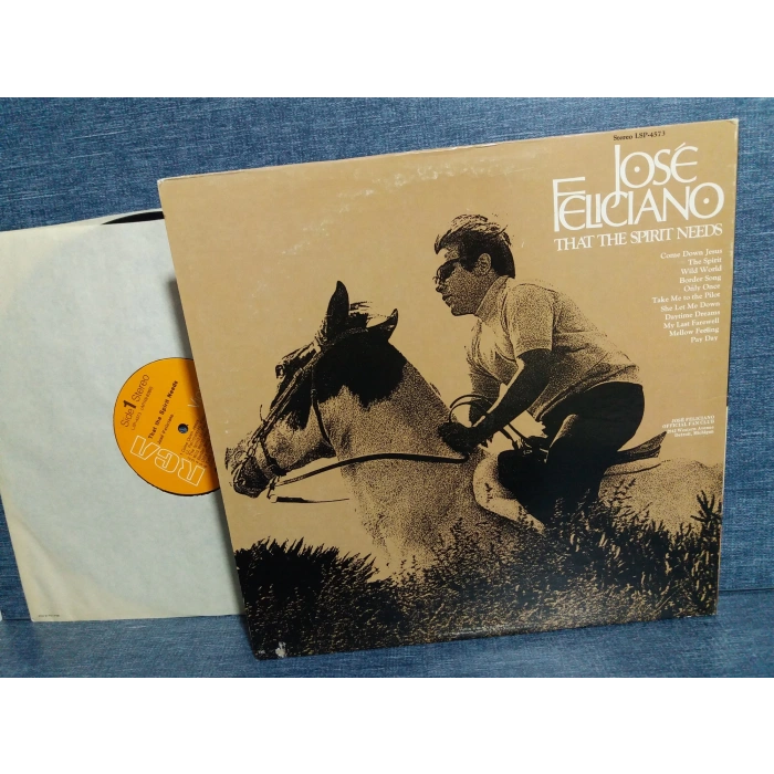 JOSE FELICIANO THAT THE SPIRIT NEEDS MUSIC LP