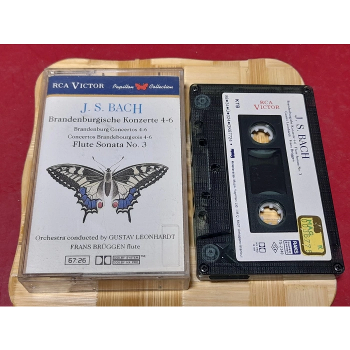 JS BACH BRANDENBURGISCHE KONZERT FLUTE SONATA MÜZİK KASET