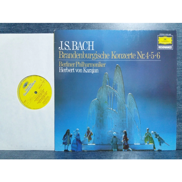 J.S. BACH BRANDENBURGISCHE Nr.4-5-6 MUSIC LP