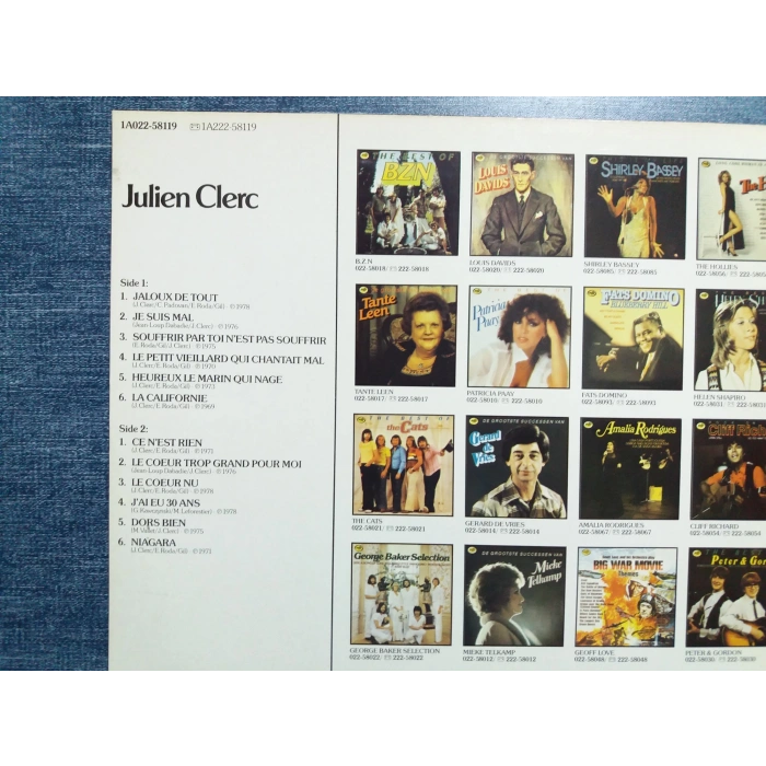 JULIEN CLERC GREATEST MUSIC LP