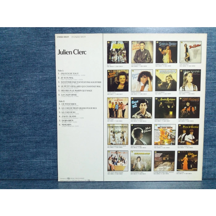 JULIEN CLERC GREATEST MUSIC LP