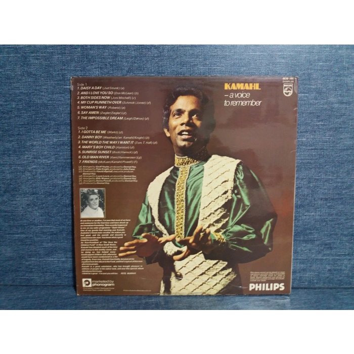 KAMAHL A VOICE TO REMEMBER MUSIC LP
