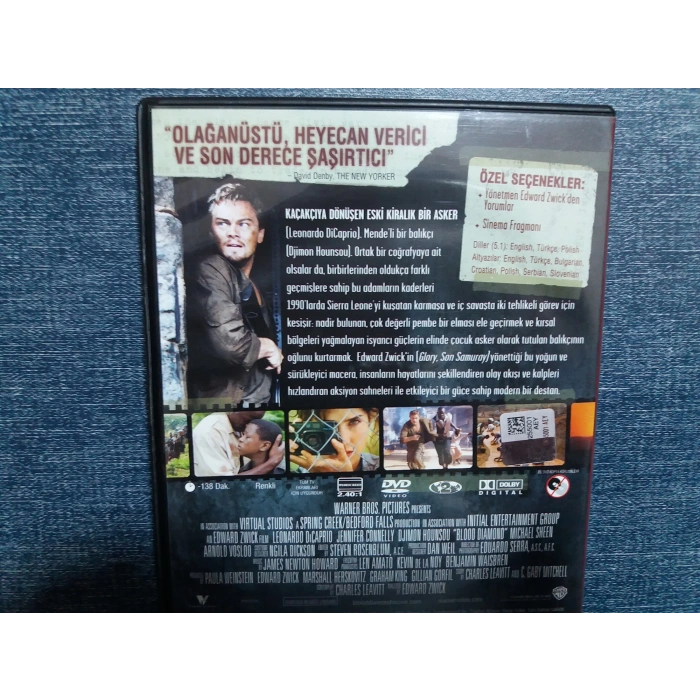 KANLI ELMAS BLOOD DIAMOND DVD FİLM