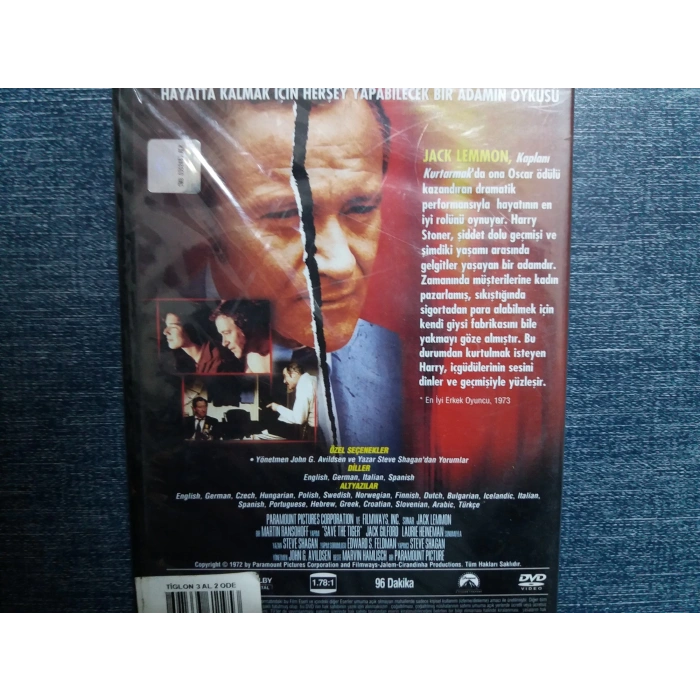 KAPLANI KURTARMAK DVD FİLM (SIFIR)