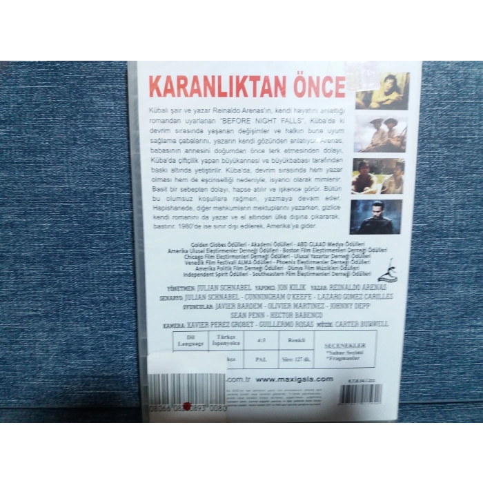 KARANLIKTAN ÖNCE DVD FİLM (SIFIR)