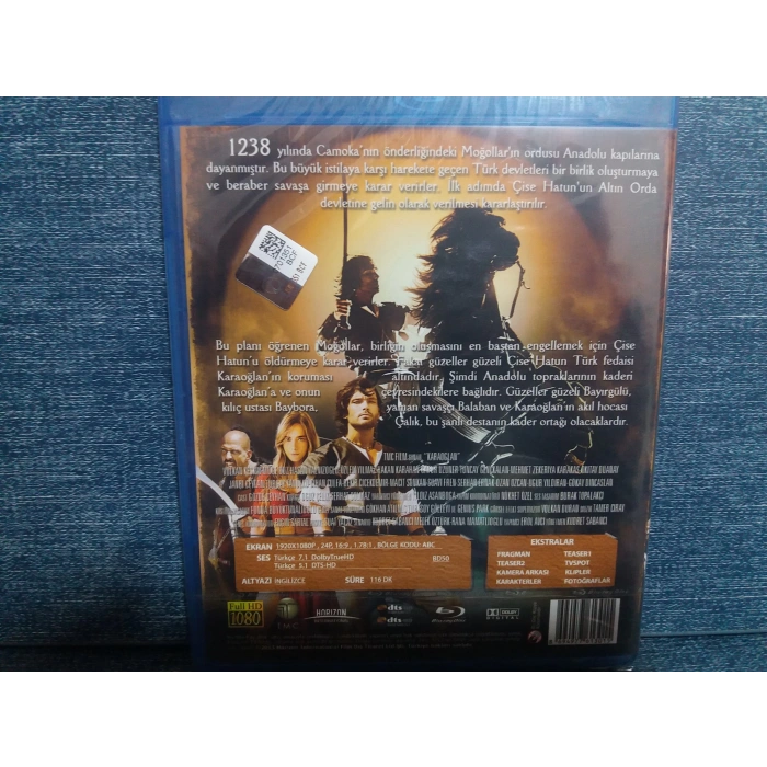 KARAOĞLAN BLURAY FİLM BLURAY (SIFIR)