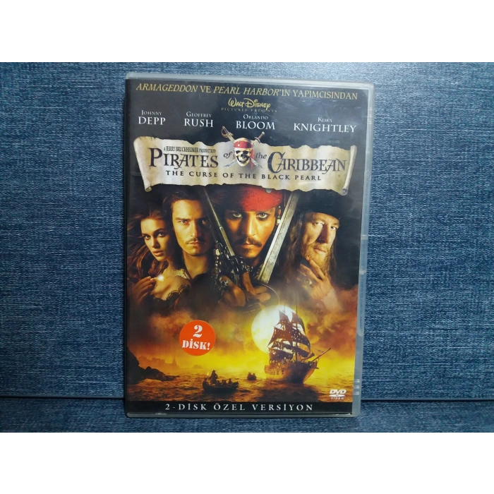 KARAYİP KORSANLARI SİYAH İNCİNİN LANETİ DVD ( 2 DISK )
