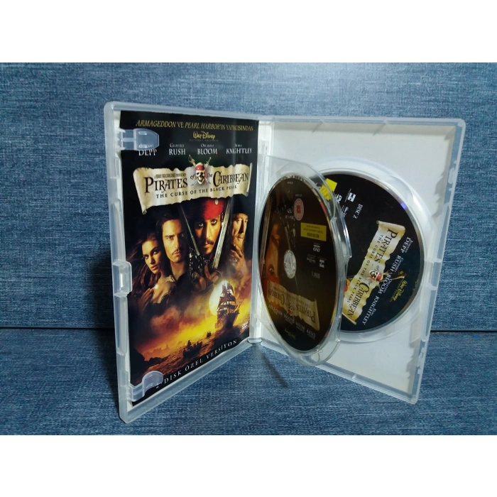 KARAYİP KORSANLARI SİYAH İNCİNİN LANETİ DVD ( 2 DISK )