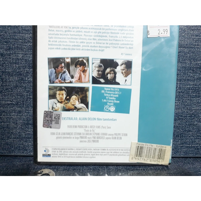KATİLLER AF YOK ALAIN DELON DVD FİLM (SIFIR)