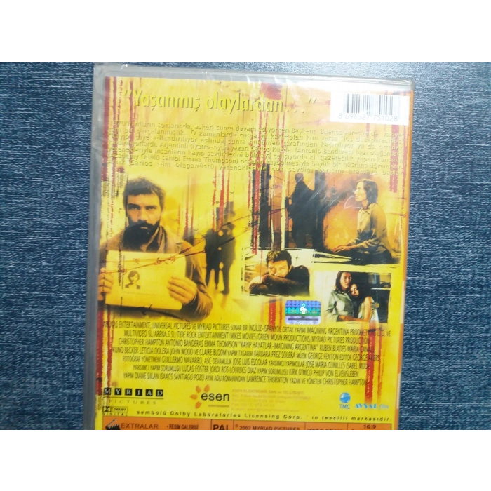 KAYIP HAYATLAR ANTONIO BANDERAS DVD FİLM (SIFIR)