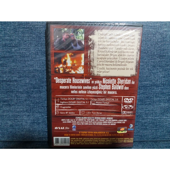 KAYIP HAZİNE DVD FİLM (SIFIR)