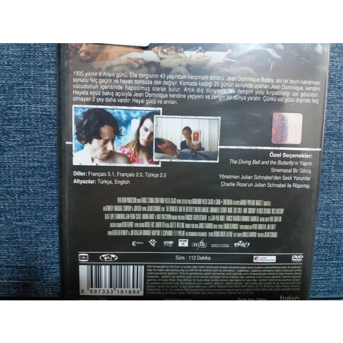 KELEBEK VE DALGIÇ DVD FİLM (SIFIR)