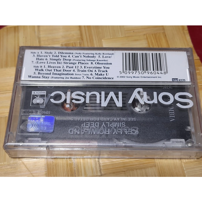 KELLY ROWLAND SIMPLY DEEP MÜZİK KASET