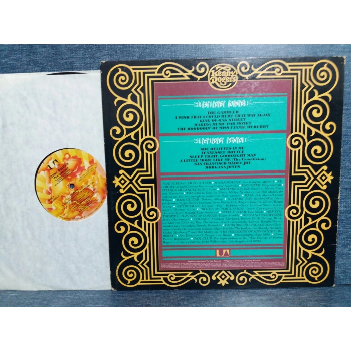 KENNY ROGERS THE GAMBLER MUSIC LP