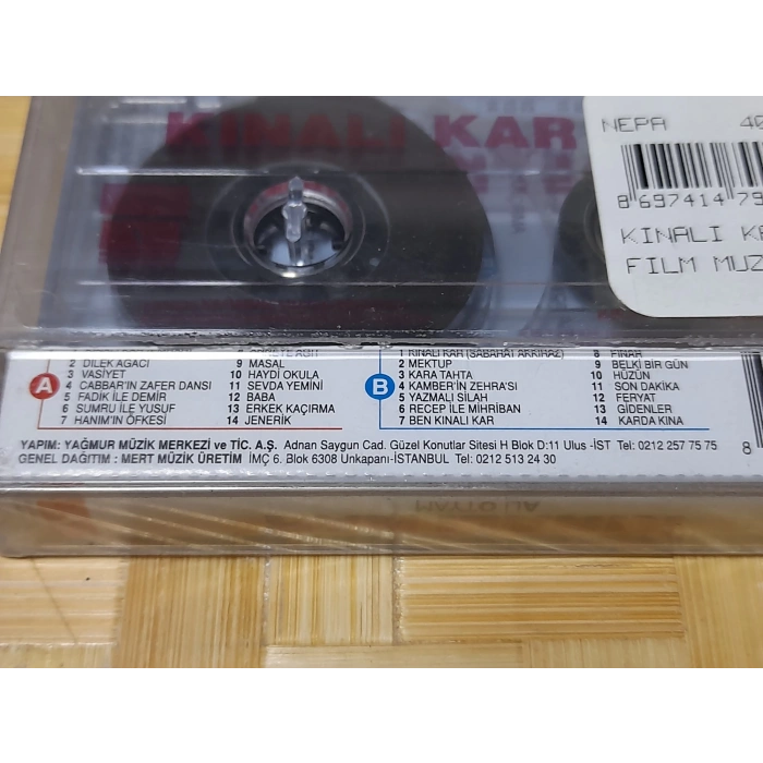 KINALI KAR EMRAH SABAHAT AKKİRAZ DİZİ FİLM MÜZİK KASET
