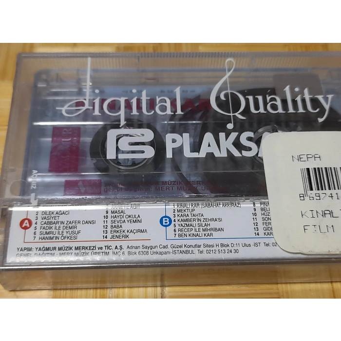 KINALI KAR EMRAH SABAHAT AKKİRAZ DİZİ FİLM MÜZİK KASET