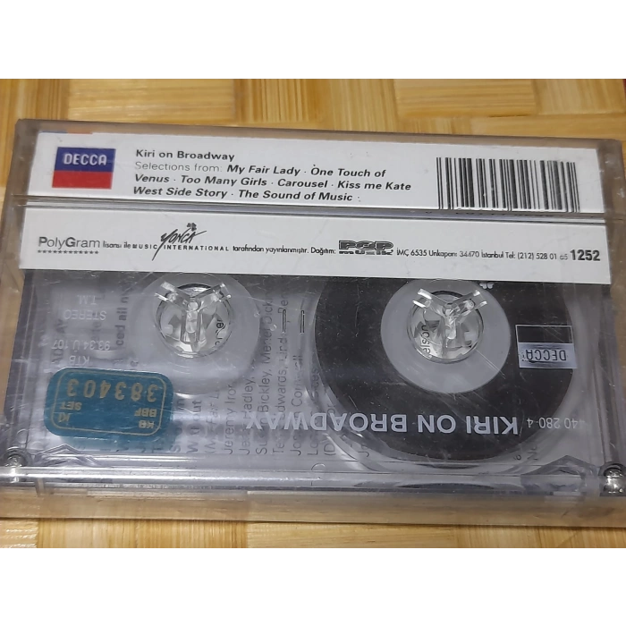 KIRI ON BROADWAY MUSICAL SOUNDTRACK MÜZİK KASET