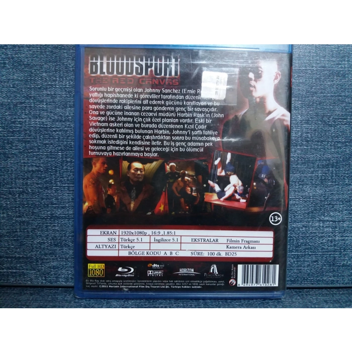 KIZIL ÇADIR RED CANVAS  FİLM BLURAY (SIFIR)