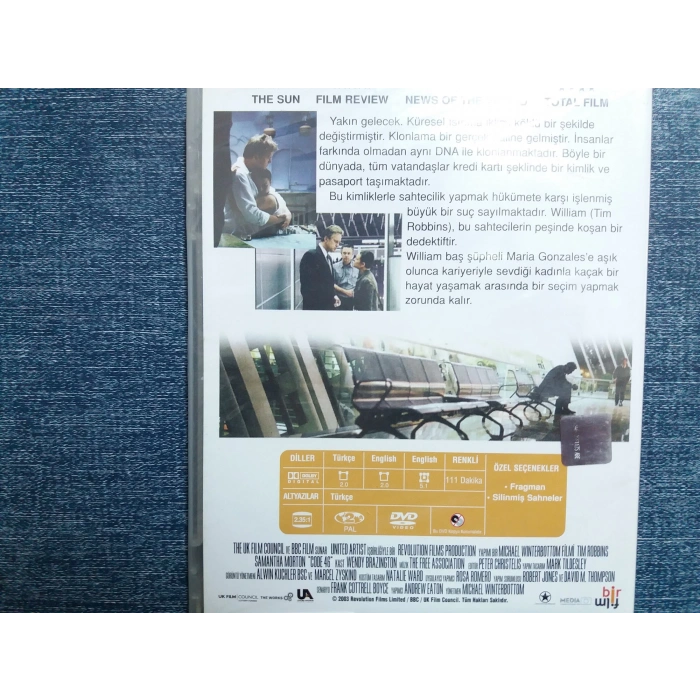 KOD 46 CODE DVD FİLM (SIFIR)