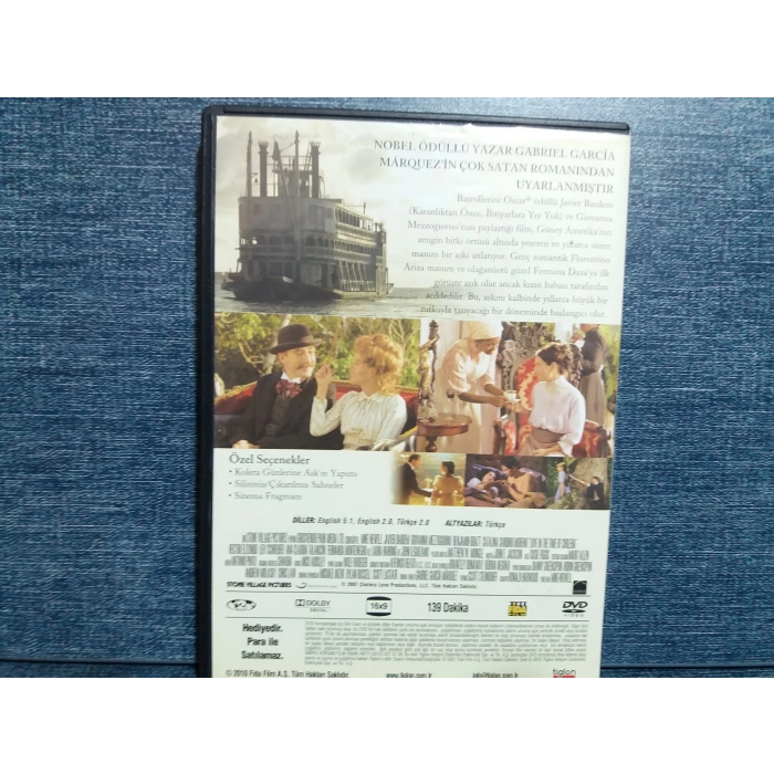 KOLERA GÜNLERİNDE AŞK DVD FİLM