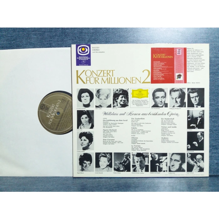 KONZERT FUR MILLIONEN II MUSIC LP