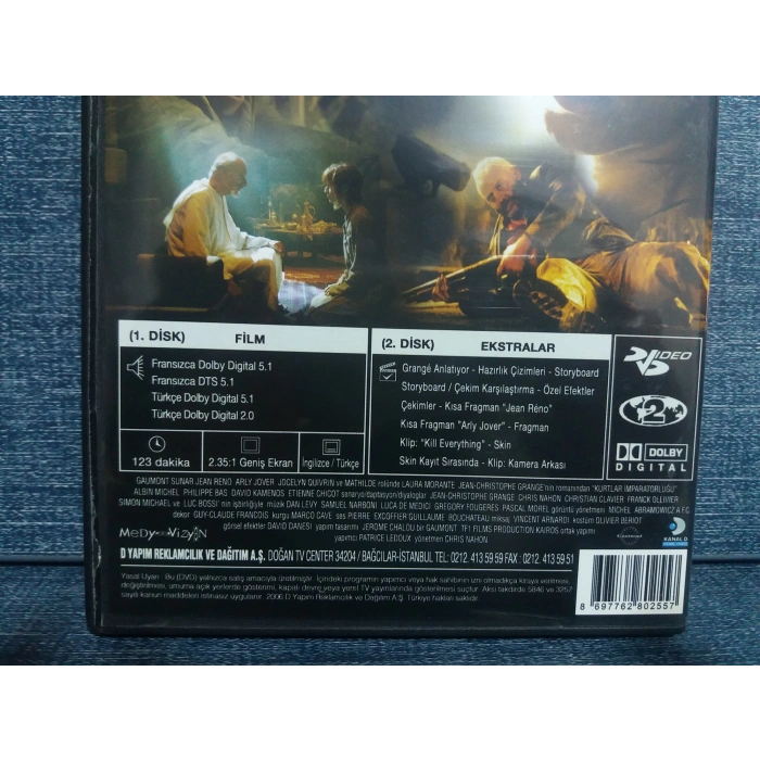 KURTLAR İMPARATORLUĞU DVD FİLM  (2 DISK)