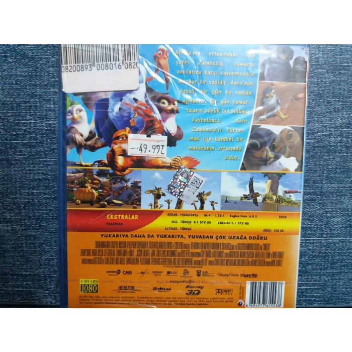 KUŞLAR ŞEHRİNDE MACERA FİLM BLURAY (SIFIR)