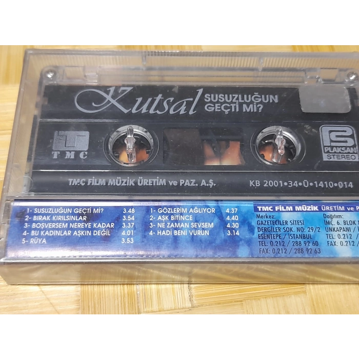 KUTSAL SUSUZLUĞUN GEÇTİMİ MÜZİK KASET