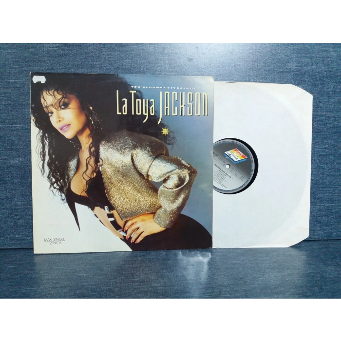 LA TOYA JACKSON YOU RE GONNA GET ROCKED MAXI LP