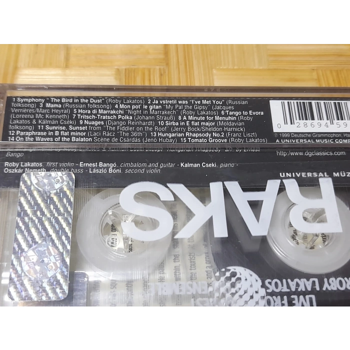 LAKATOS LIVE FROM BUDAPEST MÜZİK KASET