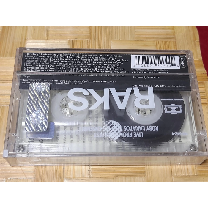 LAKATOS LIVE FROM BUDAPEST MÜZİK KASET