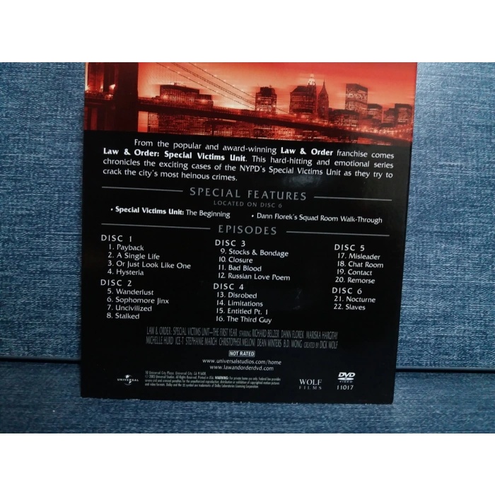 LAW ORDER  FIRST YEAR DVD BOX (6 DISK-İNGİLİZCE)