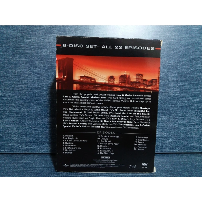 LAW ORDER  FIRST YEAR DVD BOX (6 DISK-İNGİLİZCE)