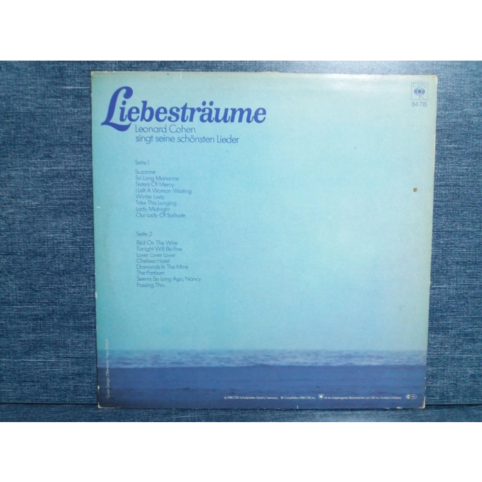LEONARD COHEN LIEBES TRAUM MUSIC LP