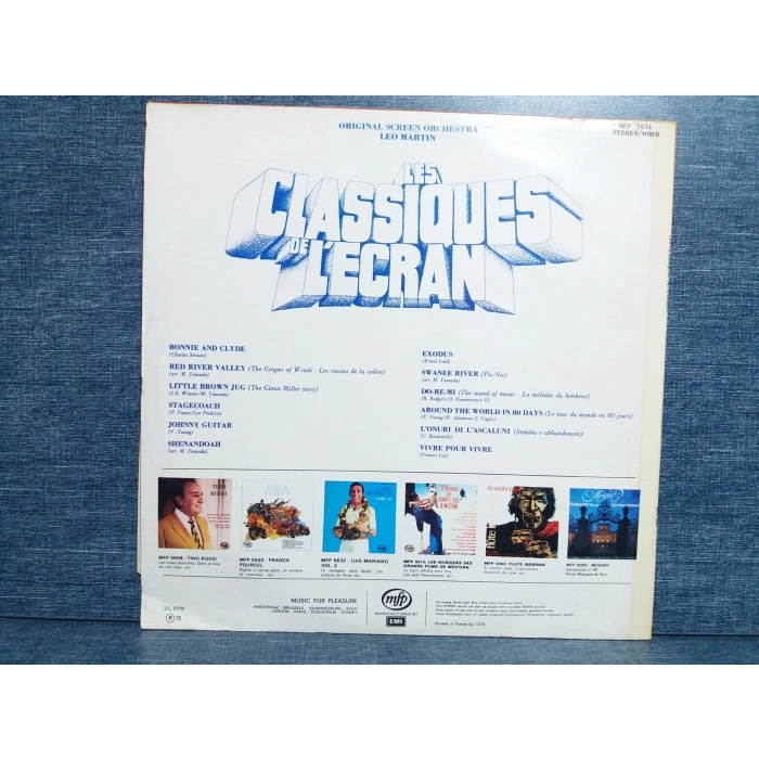 LES CLASSIQUES DE LECRAN SOUNDTRACK MUSIC LP