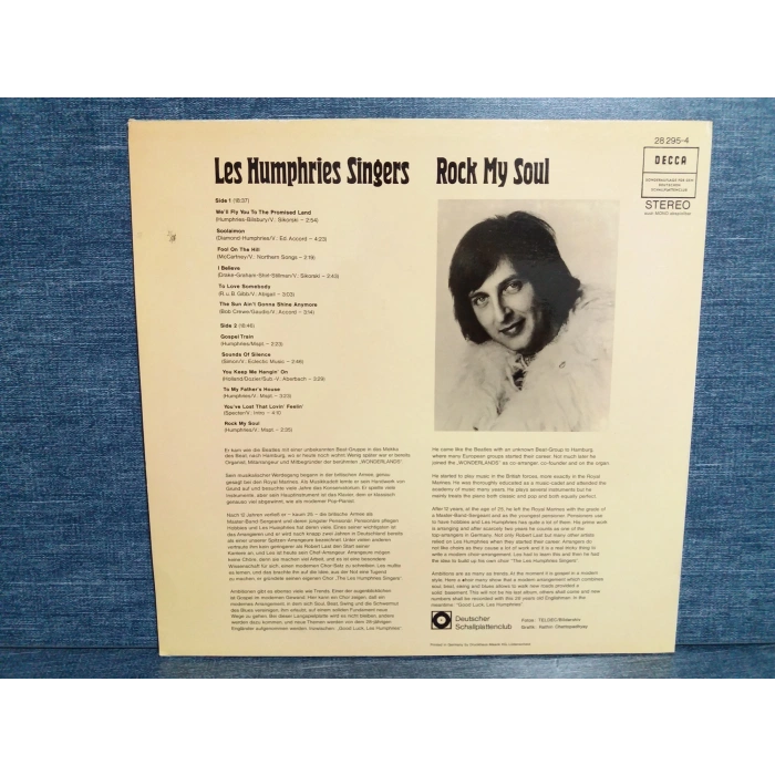 LES HUMPHRIES SINGERS ROCK MY SOUL MUSIC LP