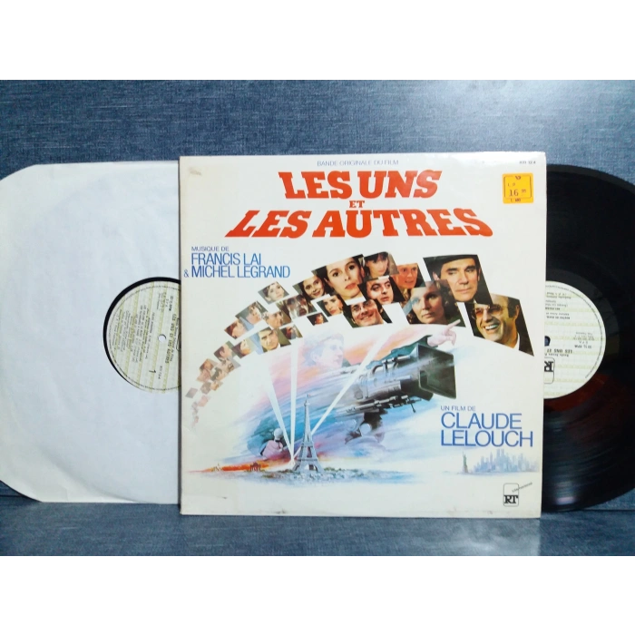 LES UNS LES ET AUTRES  SOUNDTRACK FILM MUSIC 2 LP
