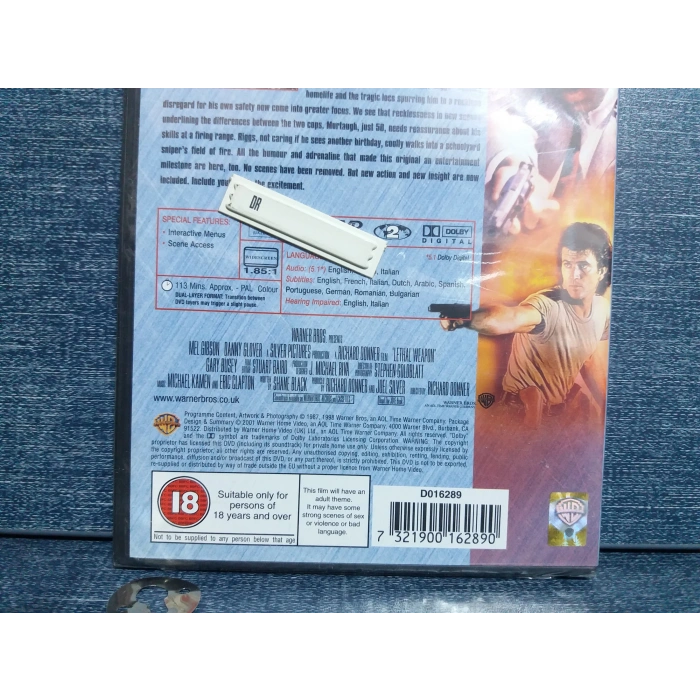 LETHAL WEAPON DVD FİLM (İngilizce-Sıfır)