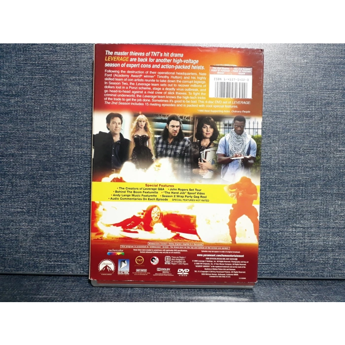 LEVERAGE 2.SEASON DVD FİLM BOX (İNGİLİZCE-4 DISK)